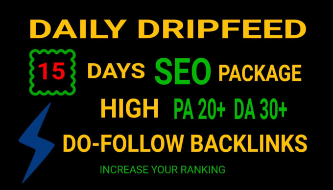 Drip-Feed Your Website With White Hat SEO Backlinks Service