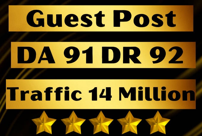 I Will Guest Post On DA 91 DR 92 Traffiic 23 Million