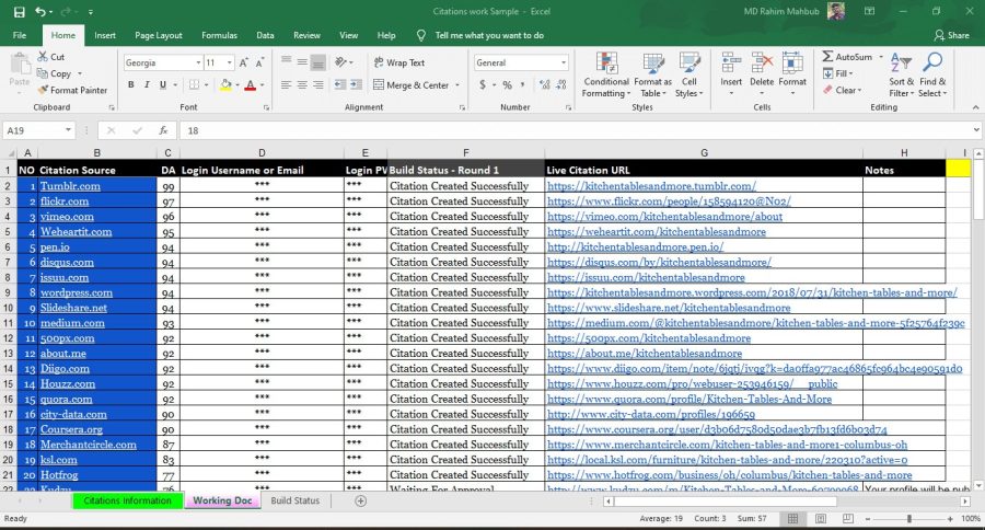 200 Live Citations for Local SEO