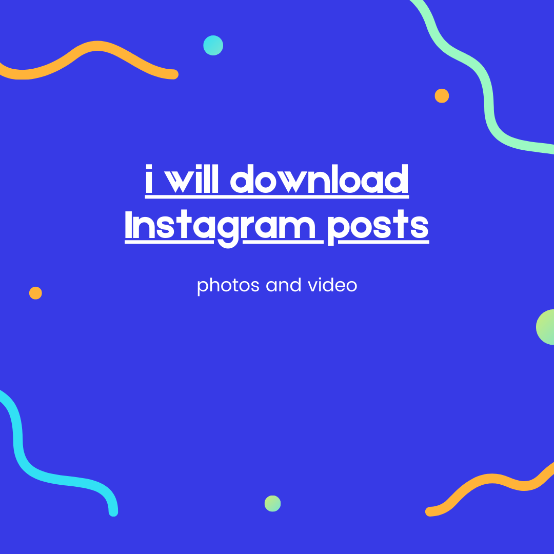 download scrap IG posts (photos and videos)