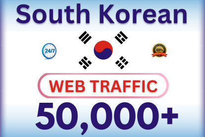 South Korean high quality web traffic for any web site