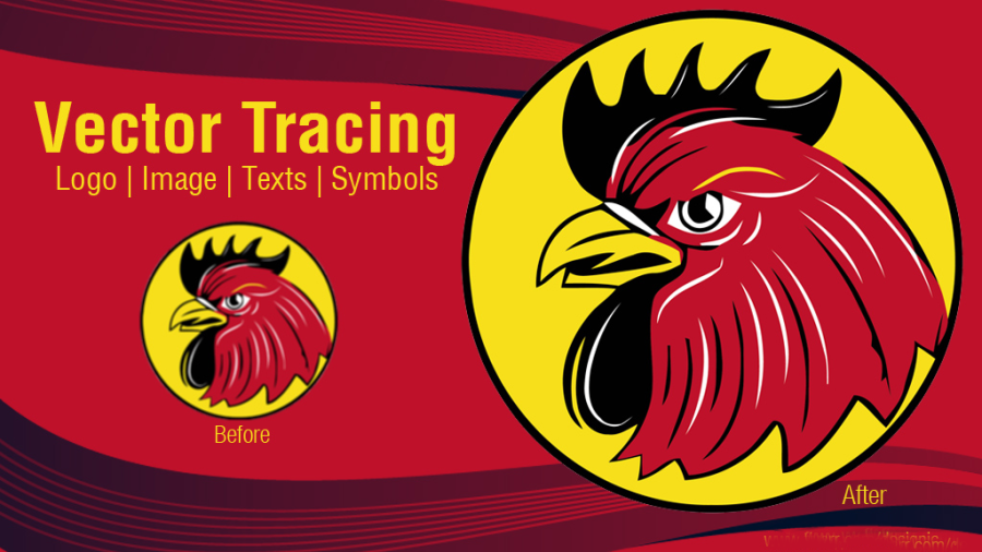 I will do vector tracing, vectorize logo, convert image to vector