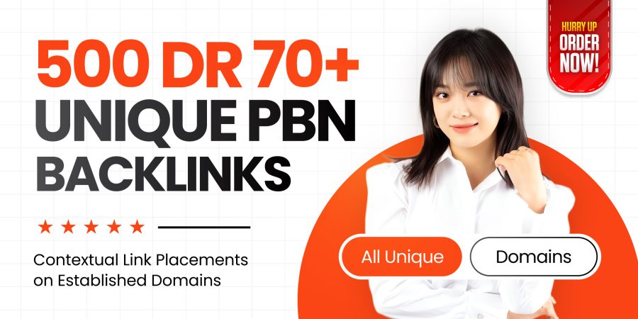 Premium 500 DR70 PBN Backlinks Plus Homepage and Dofollow Links For Poker,Casino,Slot