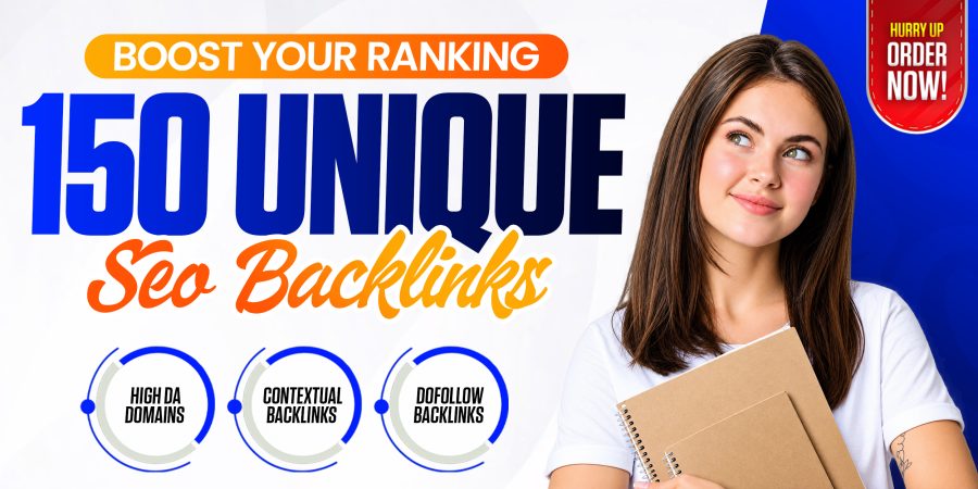 Boost Your Website Ranking with 150 Unique SEO Backlinks