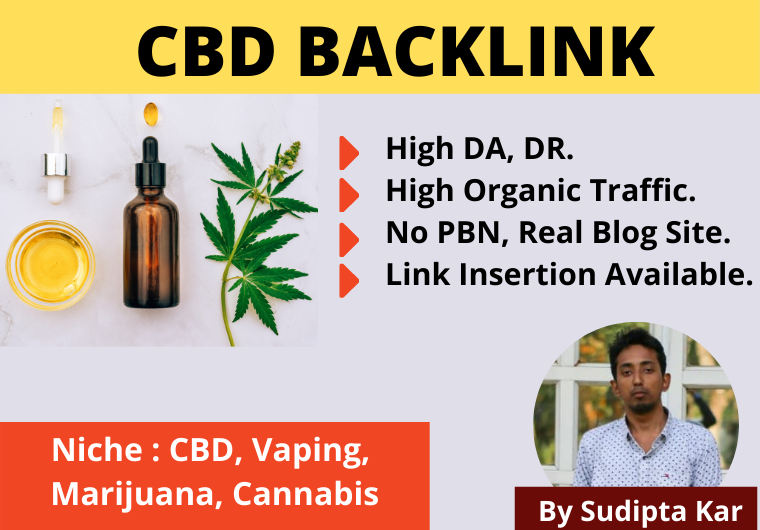 I will provide quality do follow CBD Guest Post Backlinks
