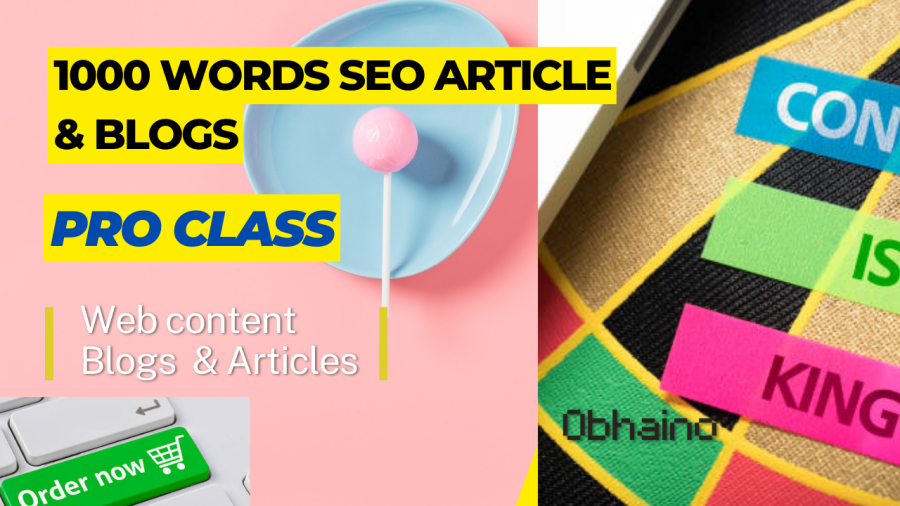 1000 words manually written unique and SEO oriented article 
