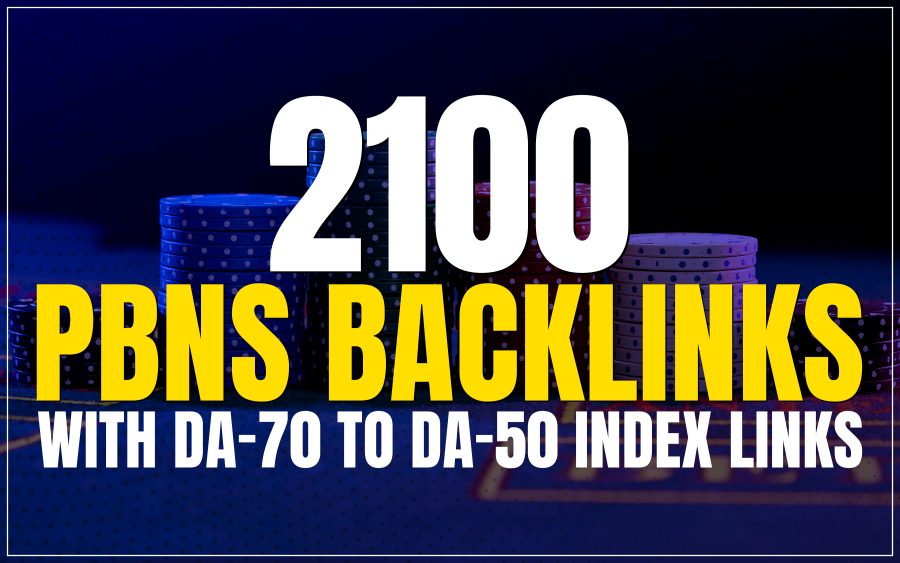 Rank 1 - 2100 PBN's Casino, Slot,Gambling, Poker Website Backlinks WITH DA-70 TO DA-50 Plus