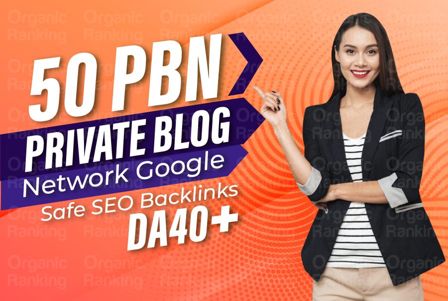 DA 40 plus 50 PBN high authority permanent backlinks