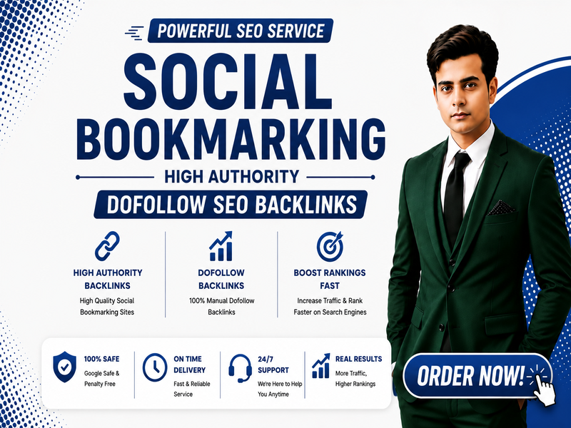 High Authority bookmarks SEO Backlinks to get organic traffic
