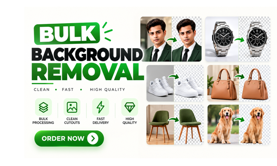 Bulk background removal for ecommerce