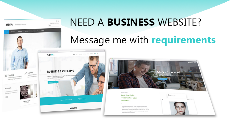 I will build your business website via WordPress cms