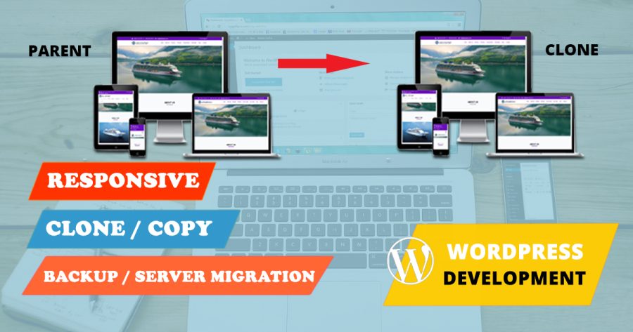 Create WordPress Niche website, clone/copy, redesign WordPress website