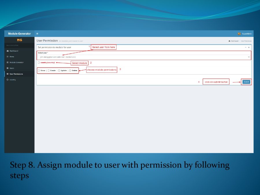 Module Generator (CRUD Generator)