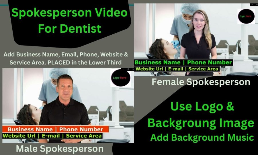 Create Amazing Spokesperson Promo Video For Dentist