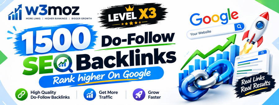 1500 Do-Follow SEO Backlinks Rank higher On Google - Get more Traffic - Grow Faster