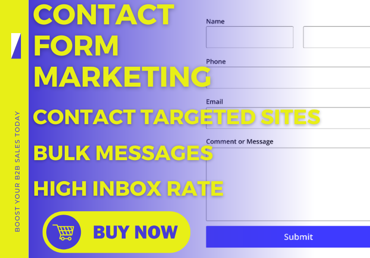 Bulk Contact Form Marketing | 40,000 Direct Messages