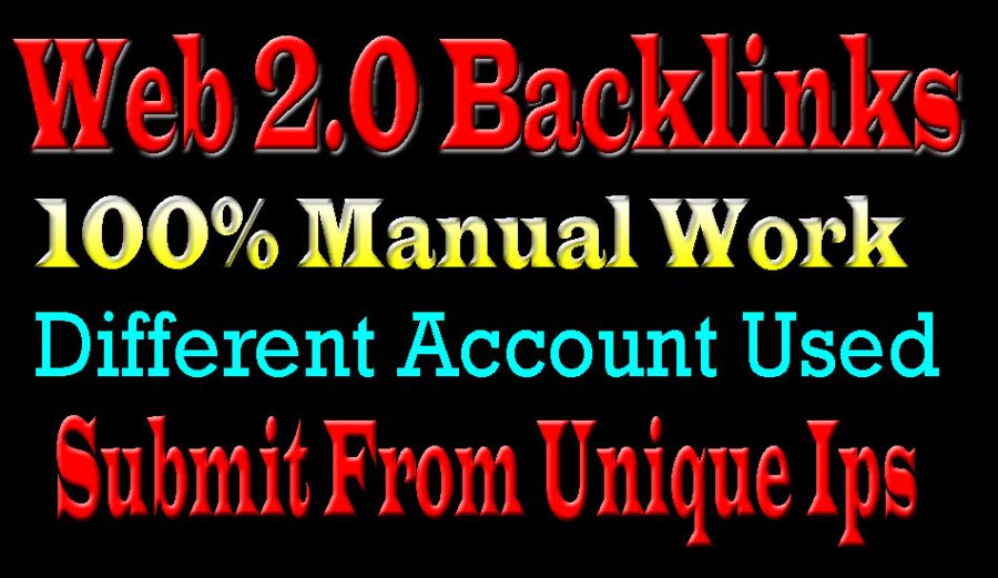 Get 20 Web 2.0 BackLinks for your Website or Blog
