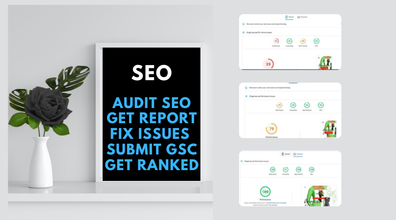 SEO Website page audit with repair report specialist service