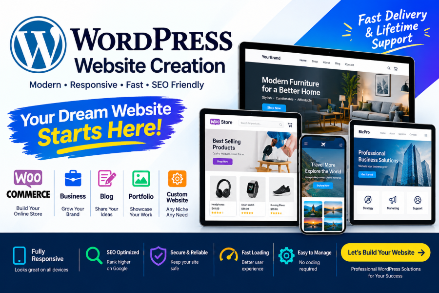 I will create WordPress website using Elementor pro