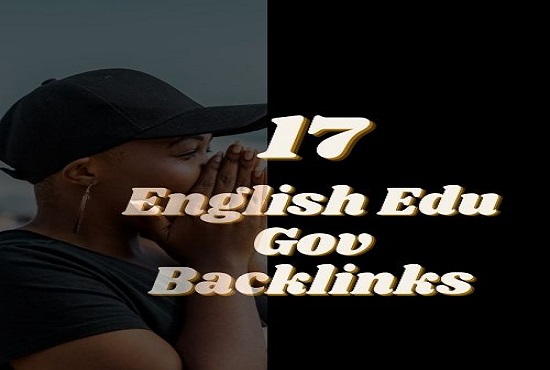 Do 17 English Edu Gov SEO Backlinks 