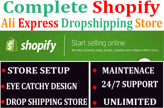 I will create pro shopify dropshipping store, shopify store, shopify website