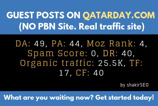Write And Publish A Guest Post On Qatarday Da 44 News Guest post