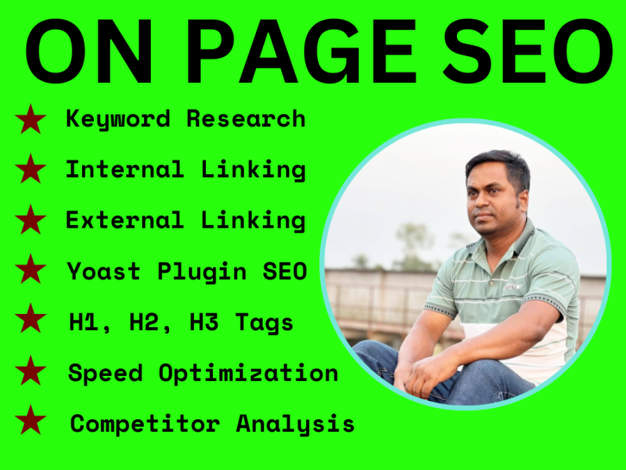 On page SEO , monthly on page SEO, on page SEO service for google top ranking