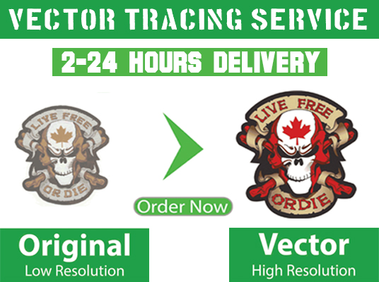  Do Professional Vector Tracing and Convert Logo To Vector In 24 hours