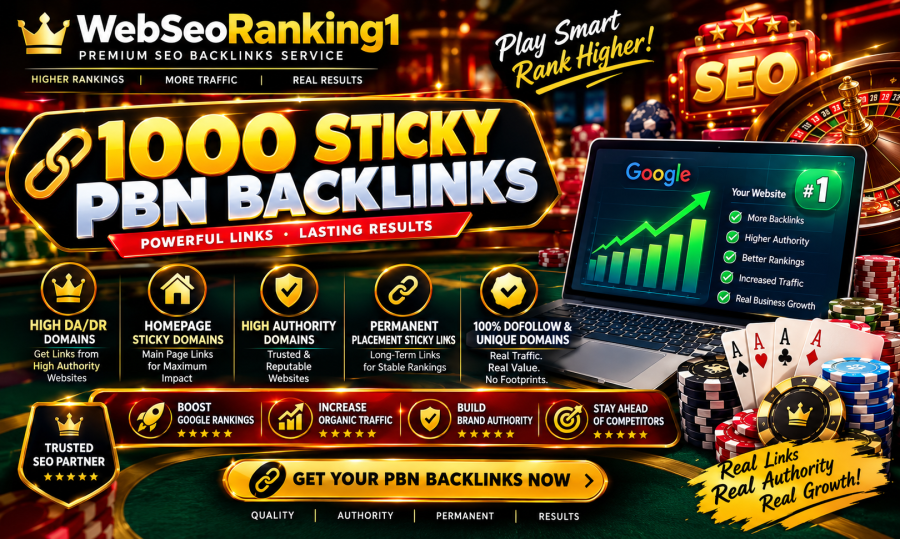 1000 Premium Sticky PBN Backlinks | High DA DR Unique Domains | 100% Dofollow