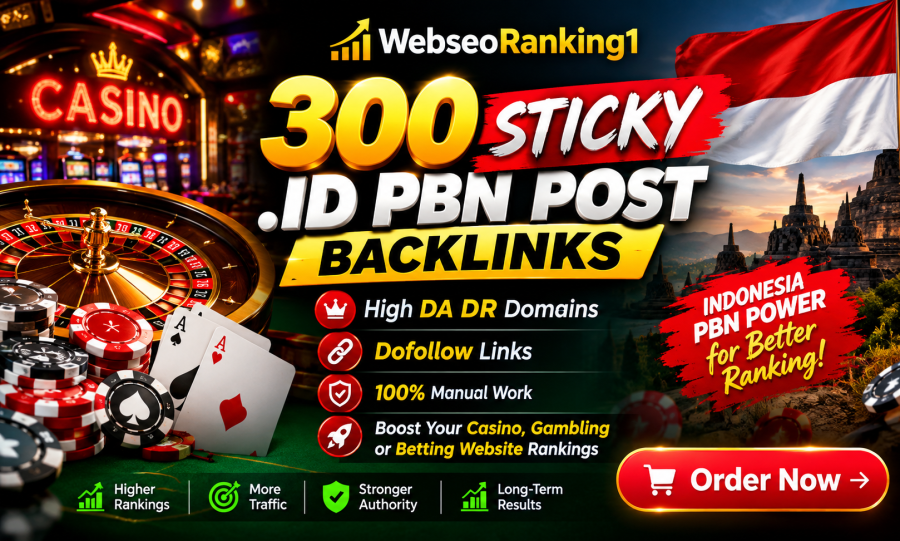 300 Sticky .ID PBN Backlinks | High DA DR Dofollow Links PowerFull For Better Ranking