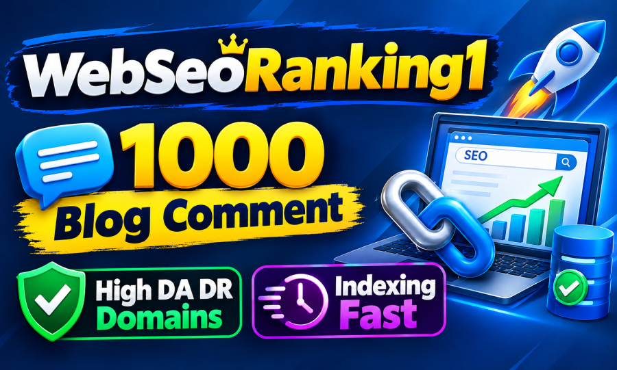 1000 Blog Comment High DA DR Domains with fast Indexing