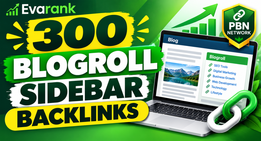 300 Homepage Blogroll Sidebar Powerful Backlinks