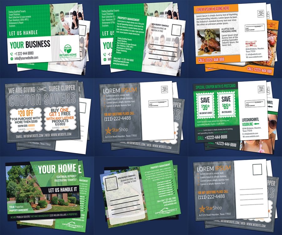 do professional postcard or eddm postcard design in 24 hour