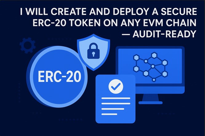 I Will Create and Deploy a Secure ERC-20 Token on Any EVM Chain &mdash; Audit-Ready