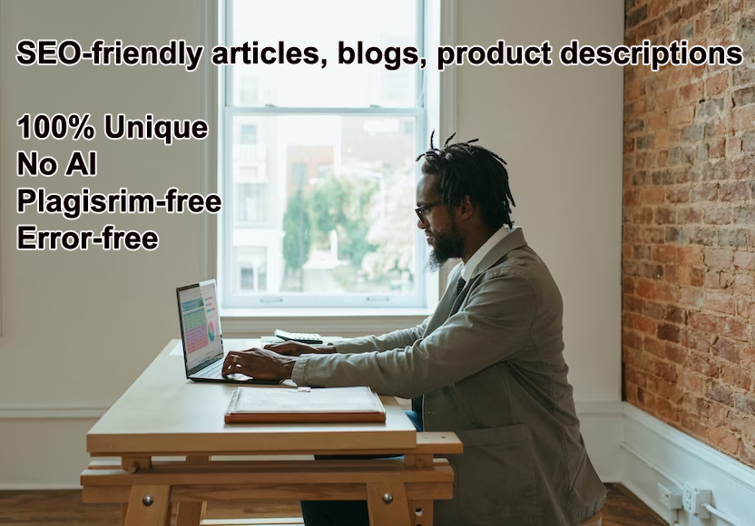 I will write SEO articles, blogs, Amazon product descriptions 1,000 words