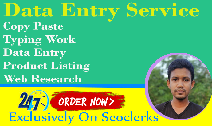 I will do fastest excel data entry, copy paste job, typing data entry