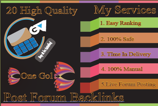  Do HQ 60 HQ Forum Posting Backlink For Easy Ranking Your Site