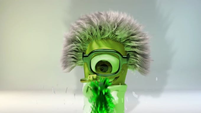 I will make funny minions intro with your logo