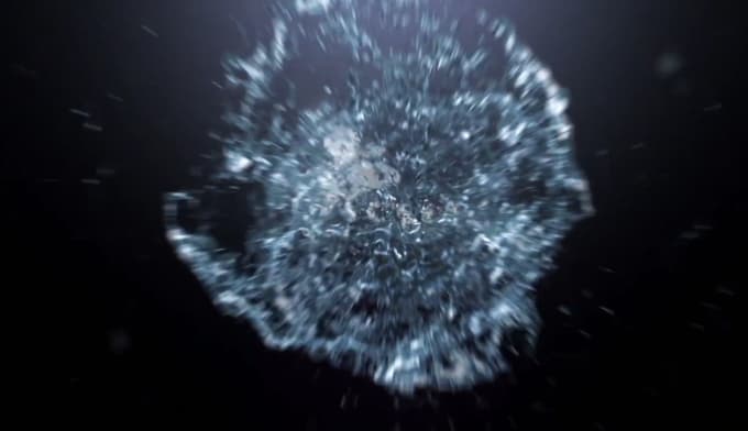 I will water splash logo reveal