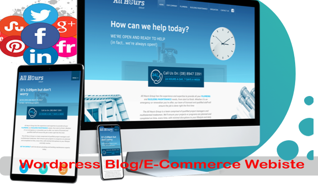 WEBSITE Theme design WordPress, website complete blog, eCommerce