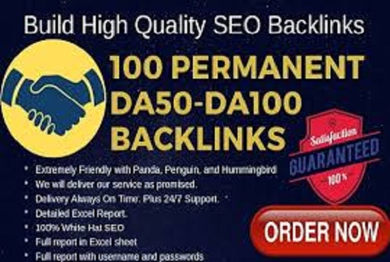 provide permanent 50 USA high quality seo link building backlinks