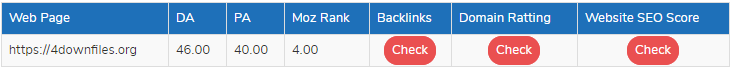 a text link in 4downfiles high PA high DA and 8 million vues monthly