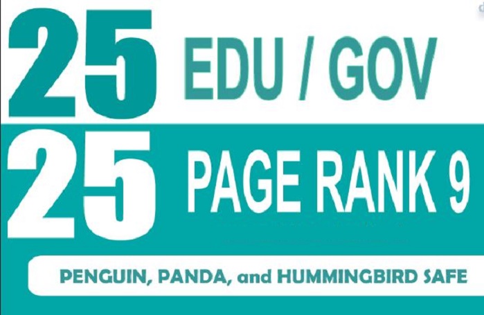 Add 25 Edu and Gov Moz DA50+ Most Trusted Backlinks To Boost Ranking 