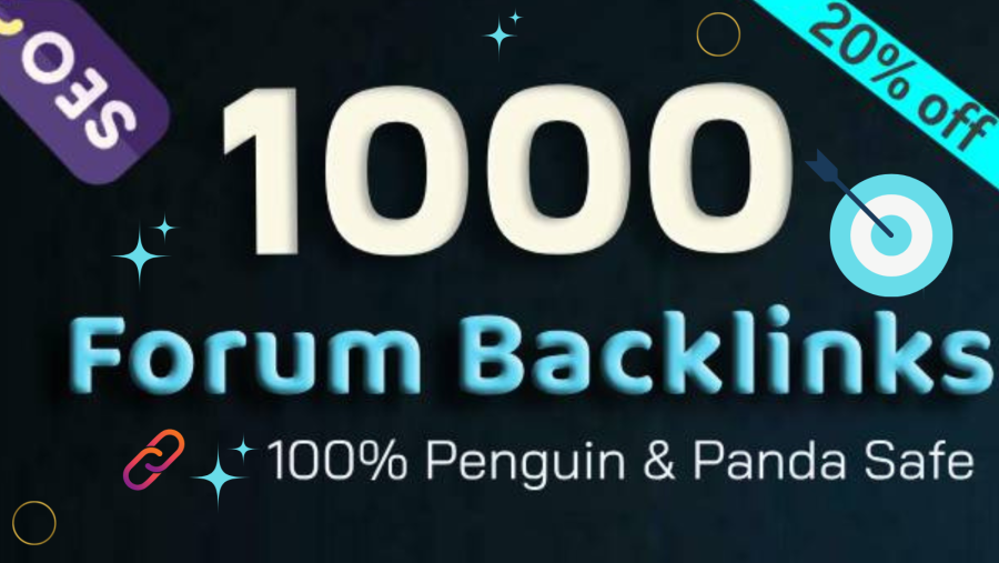Get 1000 forum profiles backlinks 