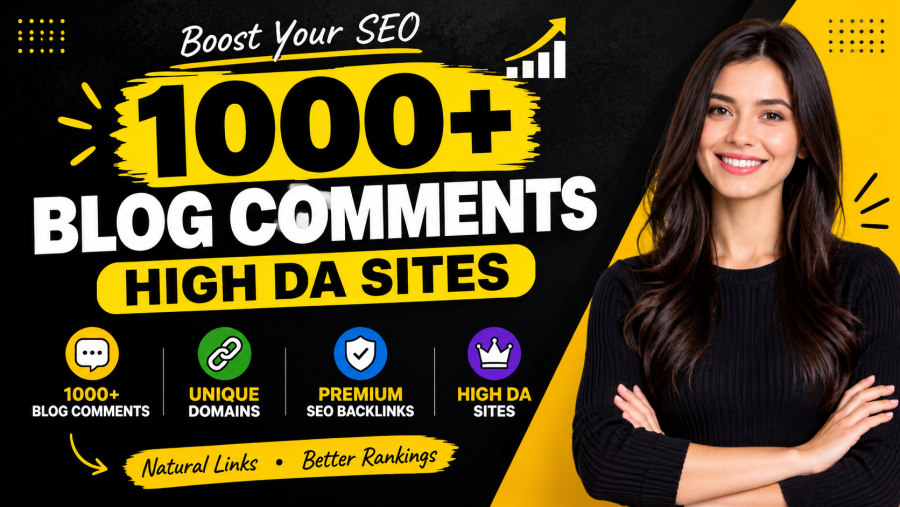 1000 Blog Comment Backlinks for SEO Rankings & Faster Indexing