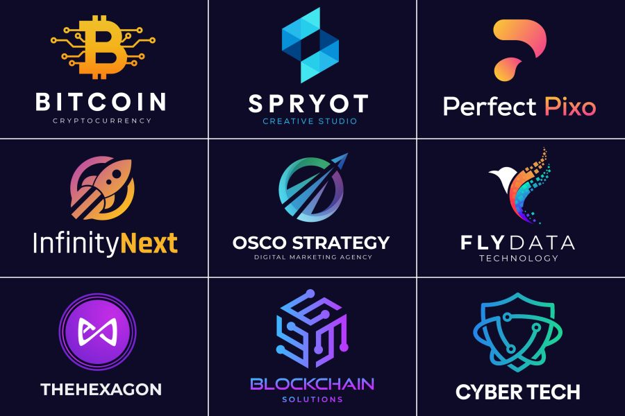 I will do modern tech crypto software app website and business logo