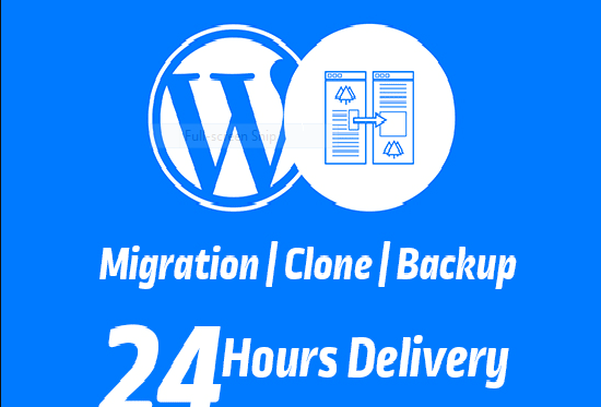 WordPress website migration, transfer, clone from one host to another 