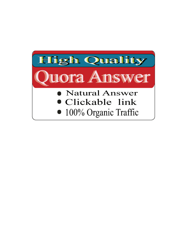 I'll do 20 Quora answer with 100% organic Traffic for promoted your website.