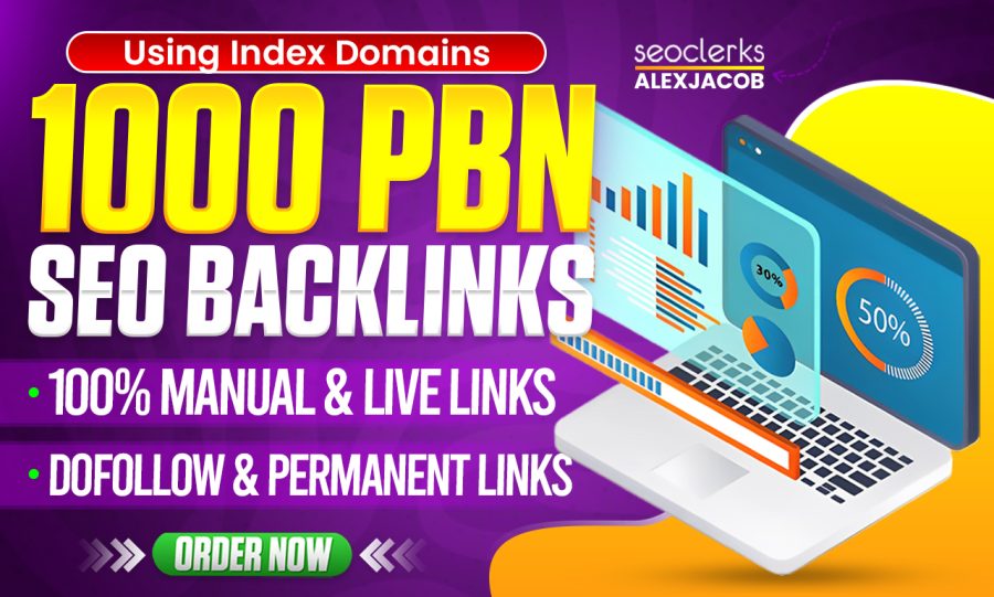 Get 1000 powerfull PBN Contextual SEO Dofollow Backlinks high da dr 50+ sites