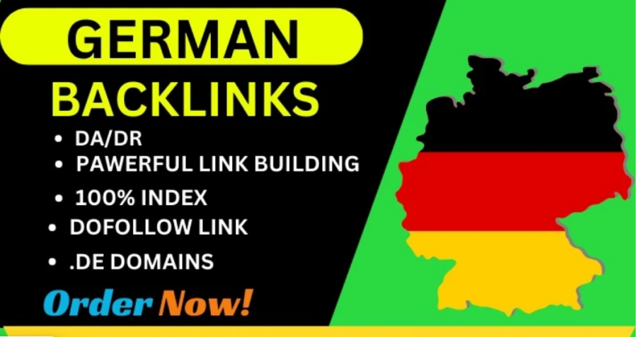 Build 25. DE German contextual dofollow seo backlinks high DA PA DR sites